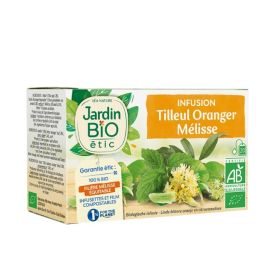 JARDIN BIO INFUSION TILLEUL ORANGER MELISSE 20 SACHET