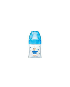 Dodie Biberon Sensation+ Tet Plate Bleu Ourson 0-6m 150ml