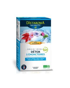 Dietaroma Detox 5 Emonctoires 20Ampoules *15ml