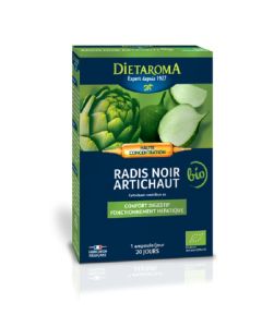 Dietaroma Radis Noir Artichaut 20 Ampoules*10ml