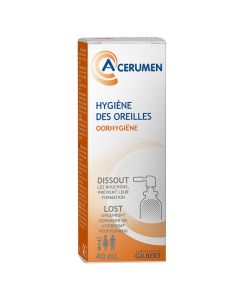 ACERUMEN Spray – Formule colorée Hygiène des oreilles 40ml