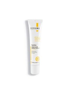 DERMINA SUNLINA Ecran Minérale Unifiante Peau sèche spf50 40ml