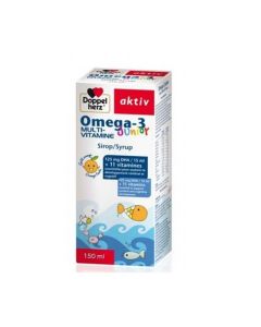 Doppel Herz Aktiv Omega-3 Junior Multivitamine Sirop 150ml
