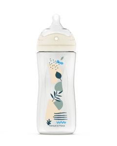 DODIE Biberon Anti-Colique Débit 2 Bleu 6 mois et plus 330ml