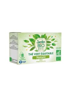JARDIN BIO INFUSION THE VERT NATURE DOUX 20 SACHET